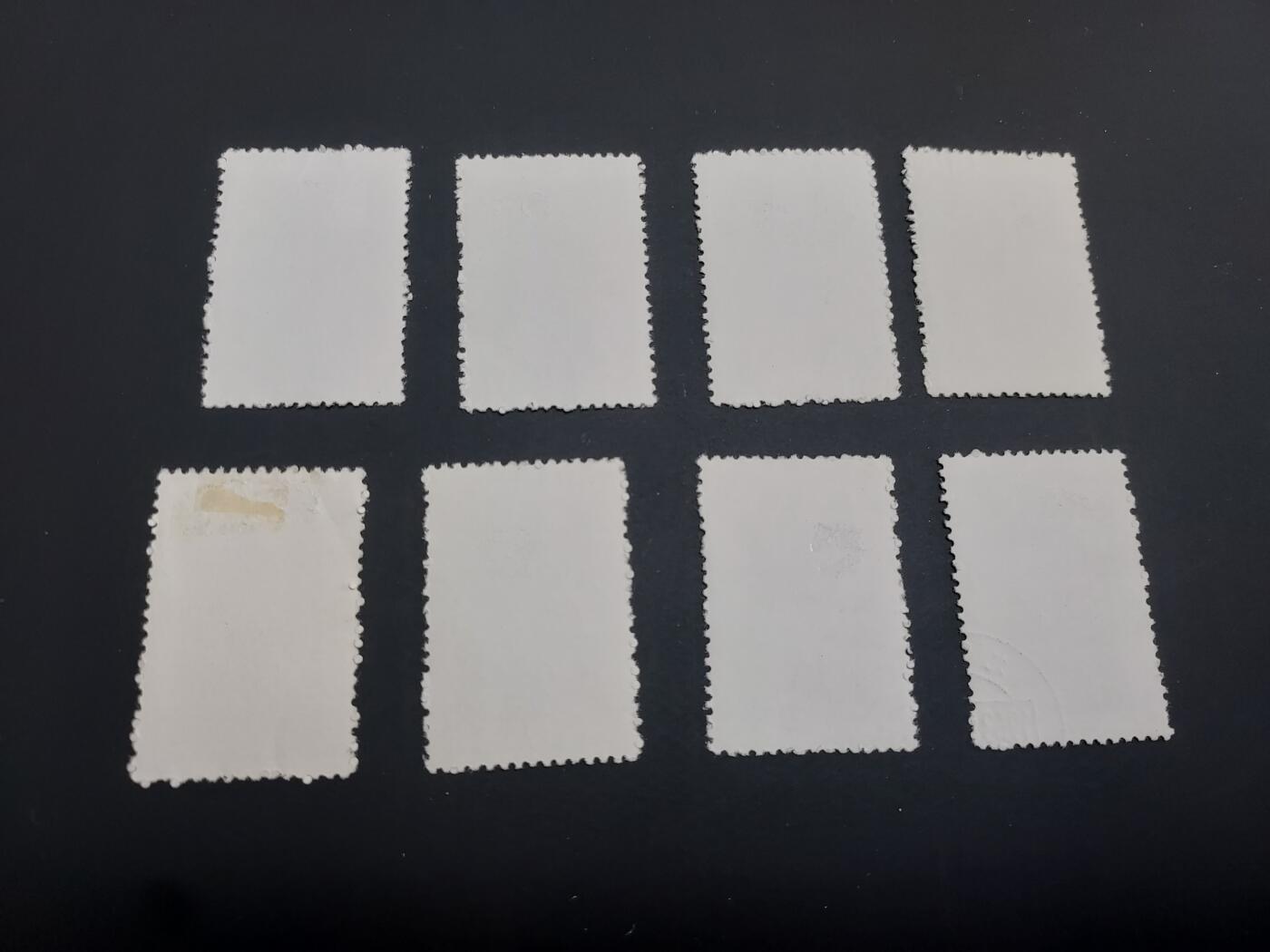 博彦收藏 TM  2月7日 8点邮票专场 全场包邮 蝴蝶盖销8枚，大部分有薄