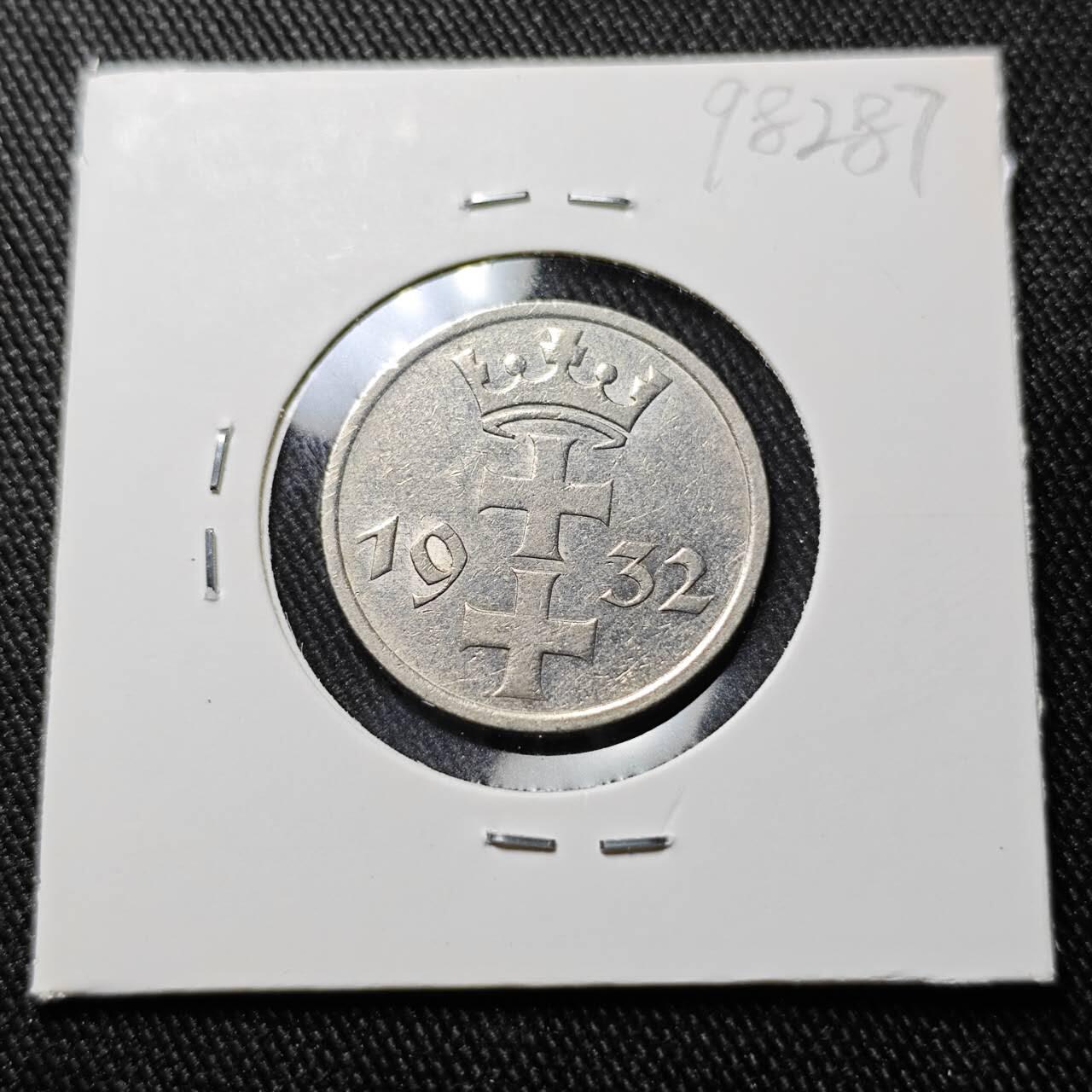 KK钱币收藏小铺  第398期 百期特拍（四拍之二） 2月预留时间 周末发货  1932但泽1马克镍币