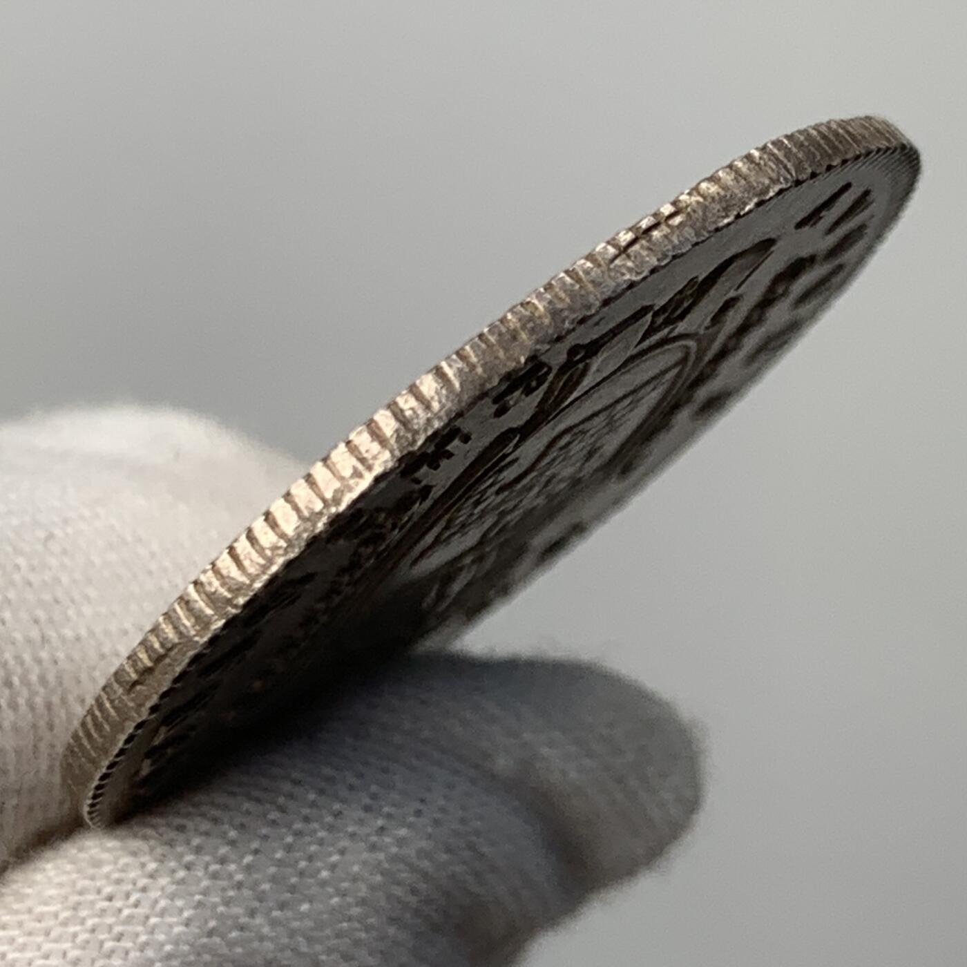 掌中浮雕-藏着的欧洲第052场 法国双女神银质代币，31.75mm，12g