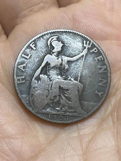 2026年第十七场(总第一百八十六场）外国好品散币场(免佣金) - 英国🇬🇧1903年1/2便士(爱德华七世时期)