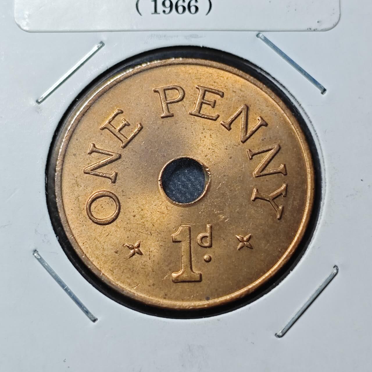 KK钱币收藏小铺  第398期 百期特拍（四拍之二） 2月预留时间 周末发货 1966赞比亚1便士铜币 MS品可评级 