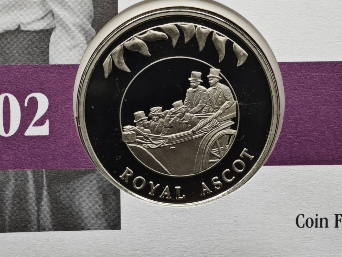 【淘币小摊】限时拍第八百六十二拍  克朗币邮币封场  满百包邮可预留两周  周一统一发货  福克兰群岛2002年女王登基金禧50便士纪念币邮币封