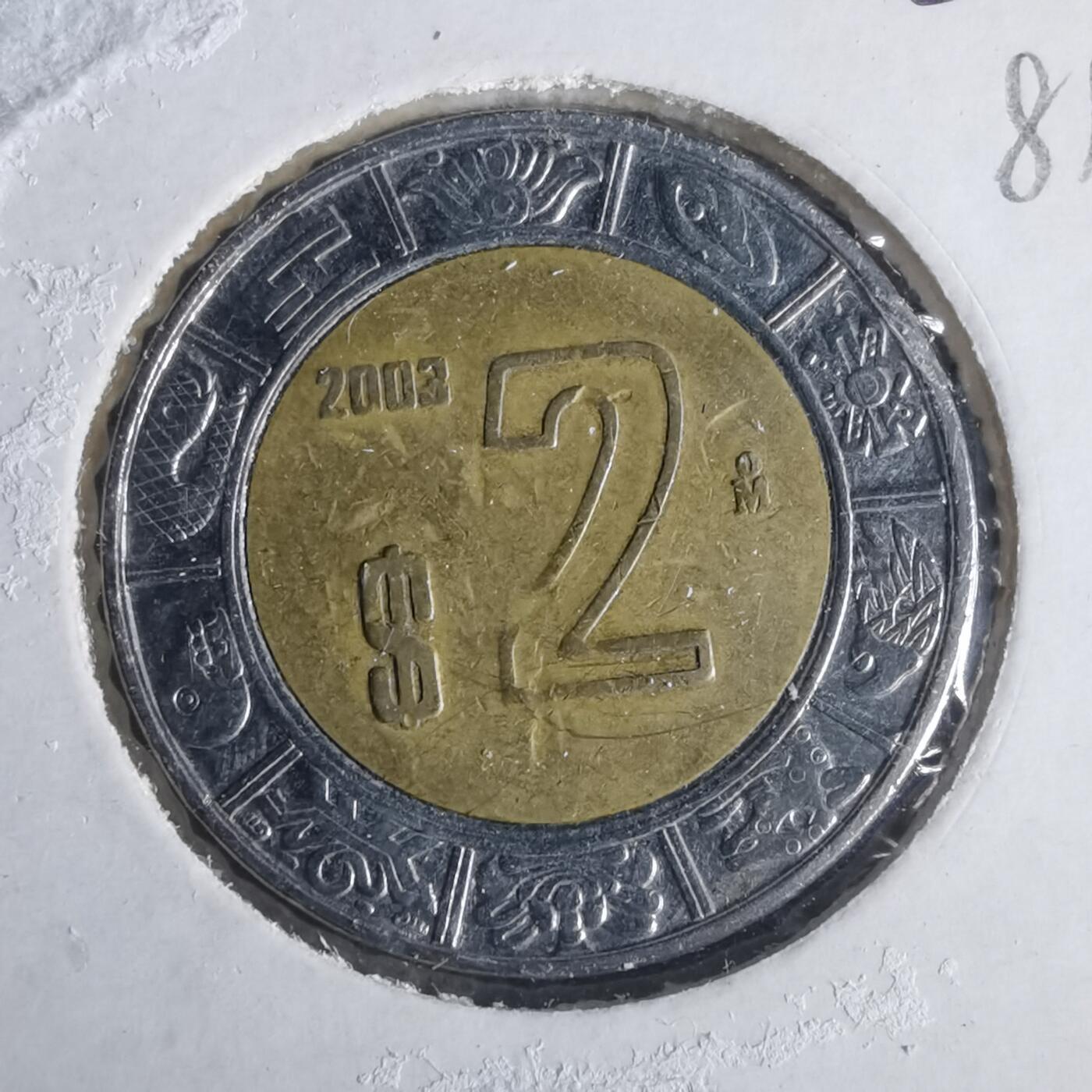 沼泽如烟--第981场 墨西哥2003年2比索