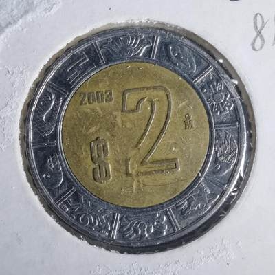 沼泽如烟--第981场 - 墨西哥2003年2比索