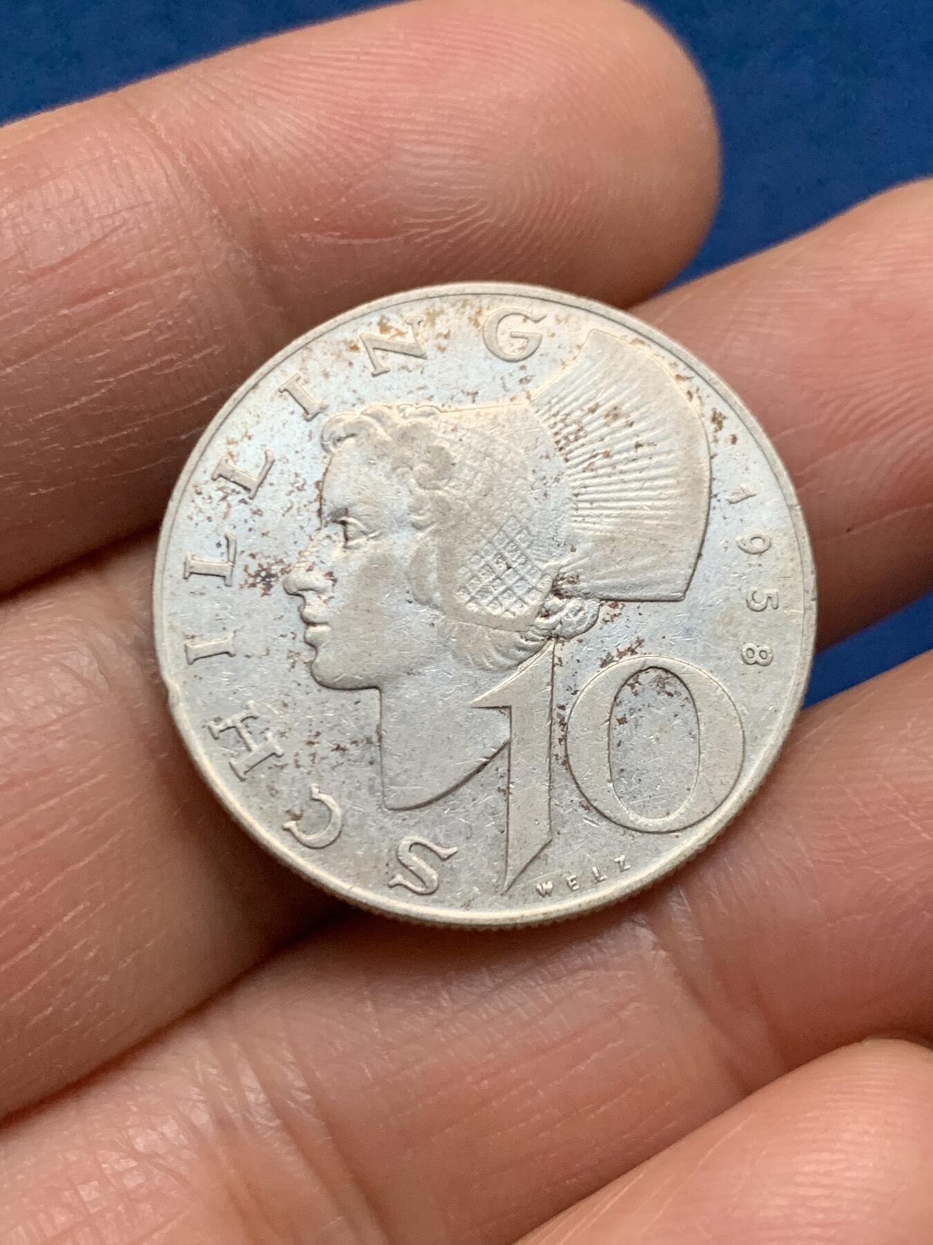 《竞宝斋》第463-465场 周日，周一，周二，3场连拍 （全场包邮）欢迎送拍 两枚一组 奥地利10先令银币 共约14.8克 640银