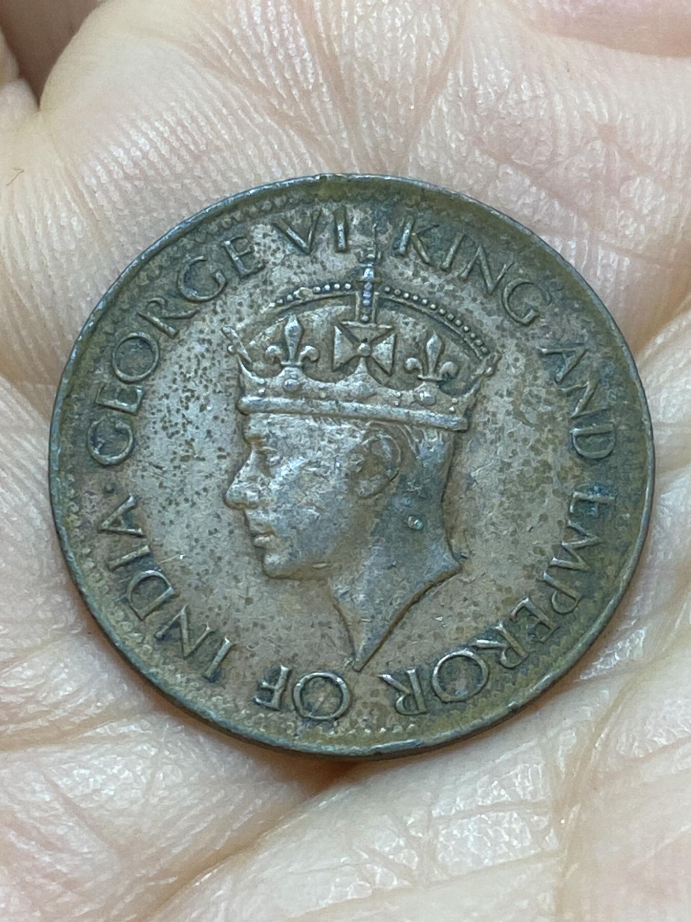 2026年第十七场(总第一百八十六场）外国好品散币场(免佣金) 英属锡兰1943年1分(乔治六世第二版，减重薄版)