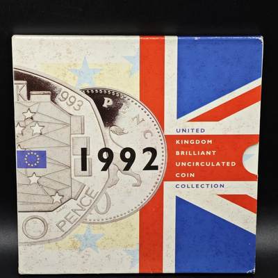 【淘币小摊】实时拍第八百六十一拍   银币套币场   满百包邮可预留二周 每周一统一发货   - 英国1992年套币