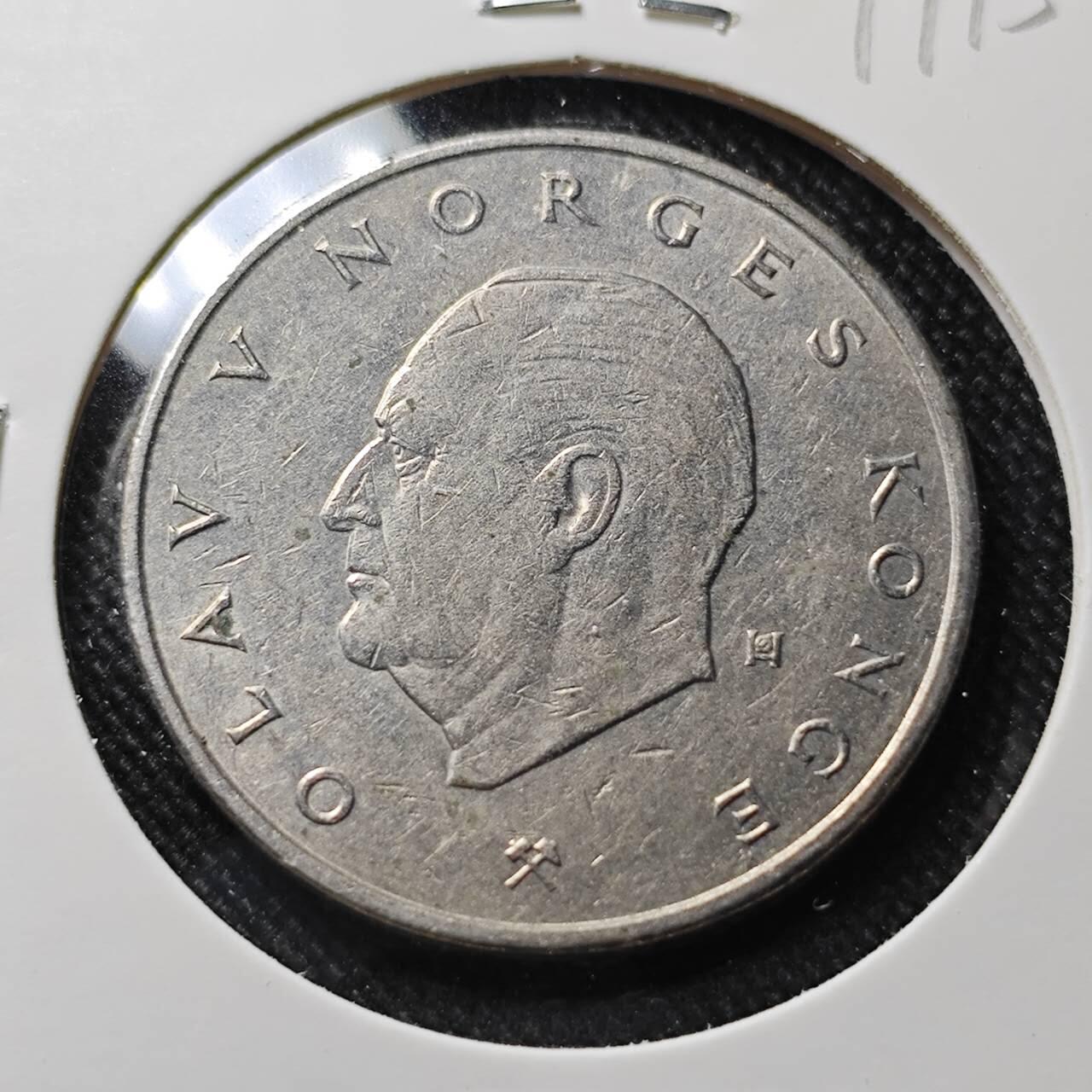 KK钱币收藏小铺  第391期  2月预留时间 周末发货  挪威5克朗