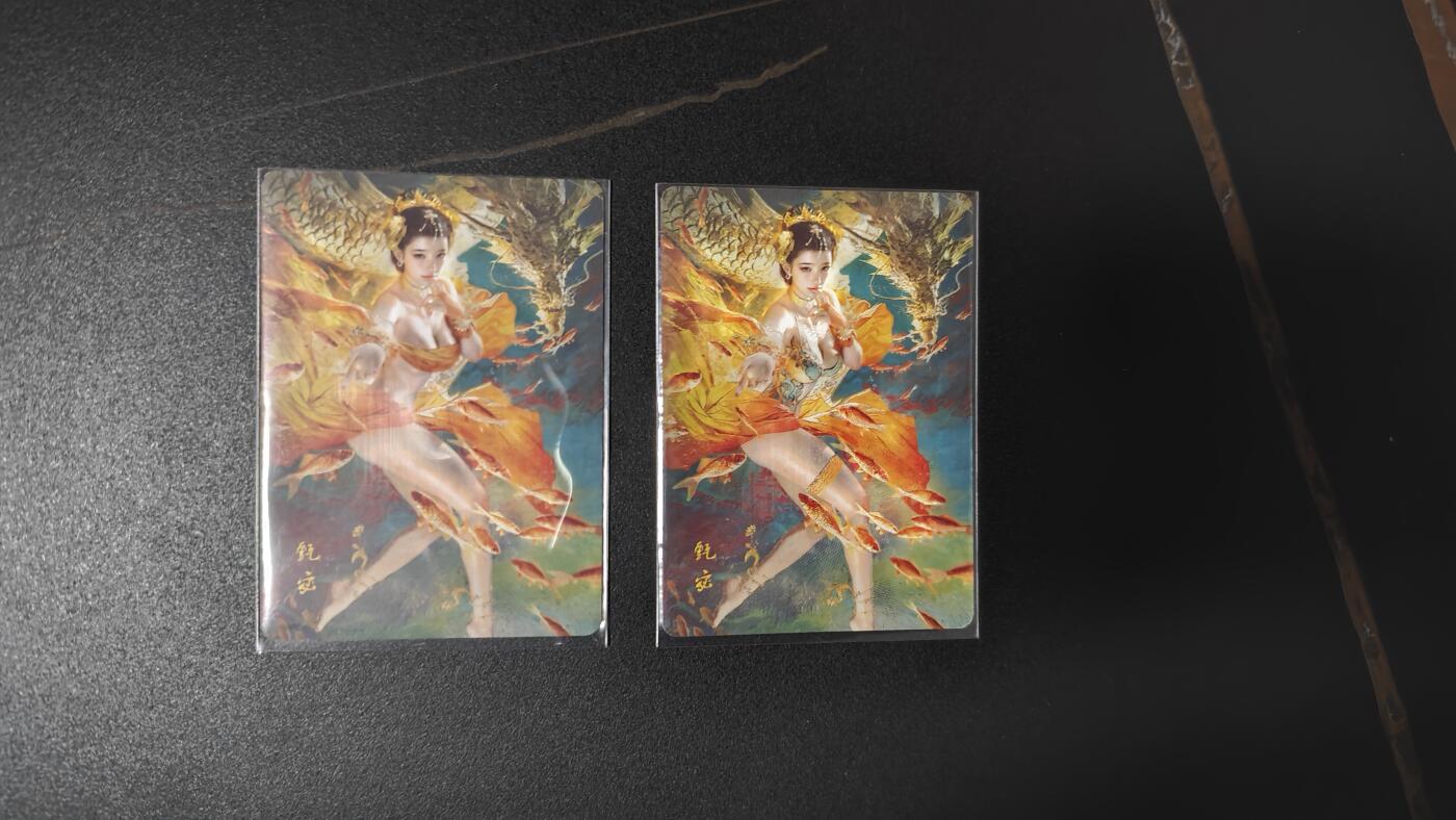 玉楼春卡牌第二期（送拍零佣金，持续收拍） 高清哑光自制卡 甄宓 双服饰一对