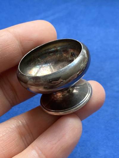 《竞宝斋》第464场 周日，周一，周二，3场连拍 （全场包邮）欢迎送拍 - 950银杯形摆件 10.4g