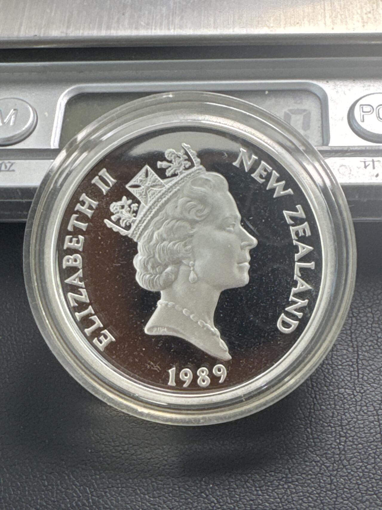 ❤️【币观天下】❤️ 第342期钱币秒杀拍卖场- 2026.2.4秒杀专场 长期征集拍品  新西兰1989年英联邦运动会1元精制纪念银币27.216克