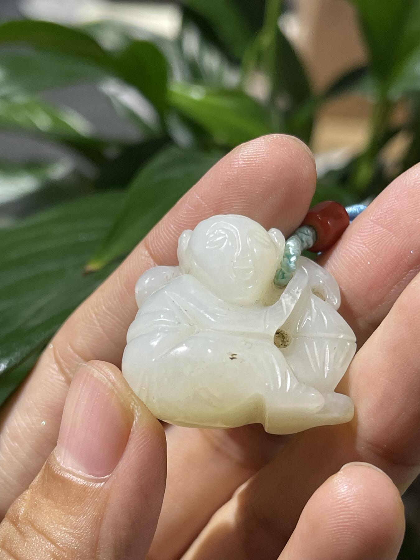 和田玉籽料手工挂饰