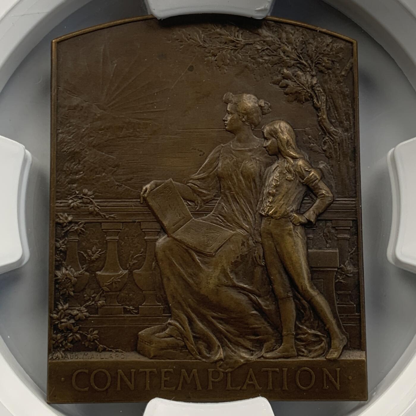 掌中浮雕-藏着的欧洲第052场 法国新艺术铜章，55*70mm