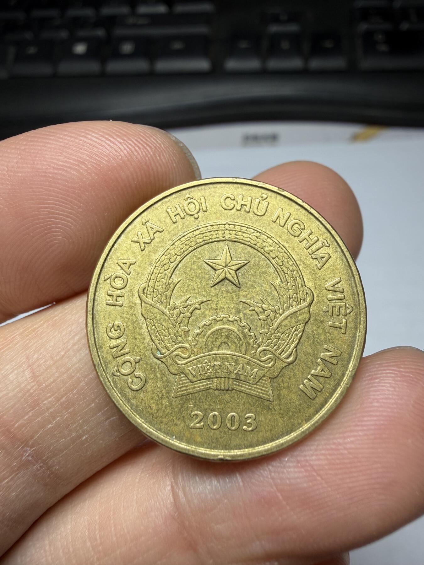 2025年集古藏今外币拍卖第二期-第3场—（总第303拍），可以寄存60天，满160元包邮。 2003年越南5000盾