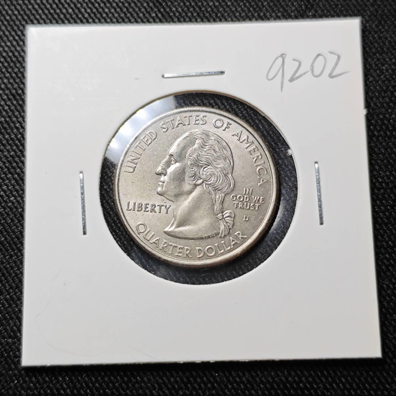 KK钱币收藏小铺  第392期  2月预留时间 周末发货  美国25分纪念币