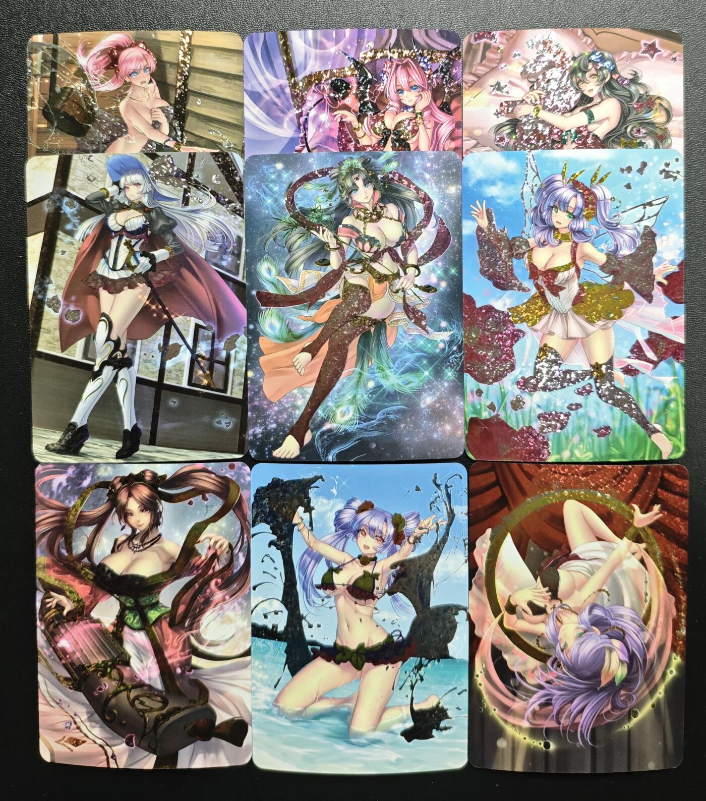 天玑星卡拍第168期《2.3周二截拍艺气风发》持续收拍收评中 满赠卡需备注 动漫美女 钻闪 九张 自制卡