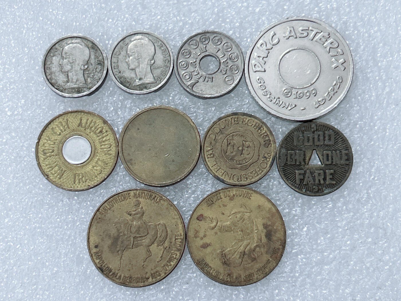 第一海外回流一元起拍收藏 散集专场  第298期 代币一组 10枚