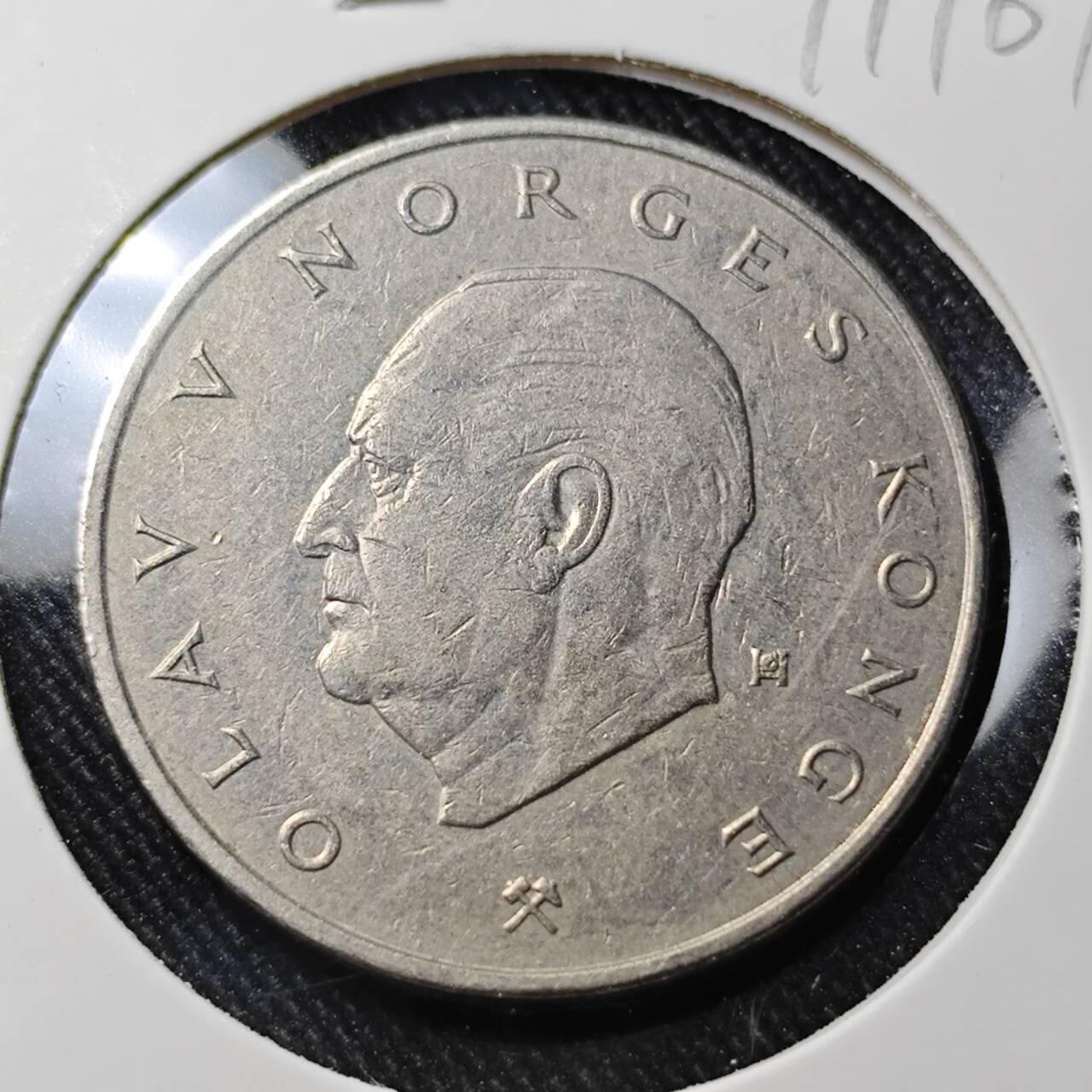 KK钱币收藏小铺  第391期  2月预留时间 周末发货 挪威5克朗 