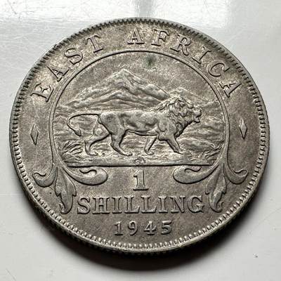 🌹外币初藏🌹🐯2026年第15场  每周二四六晚8️⃣点 接代拍 - 英属东非1945年一先令银币