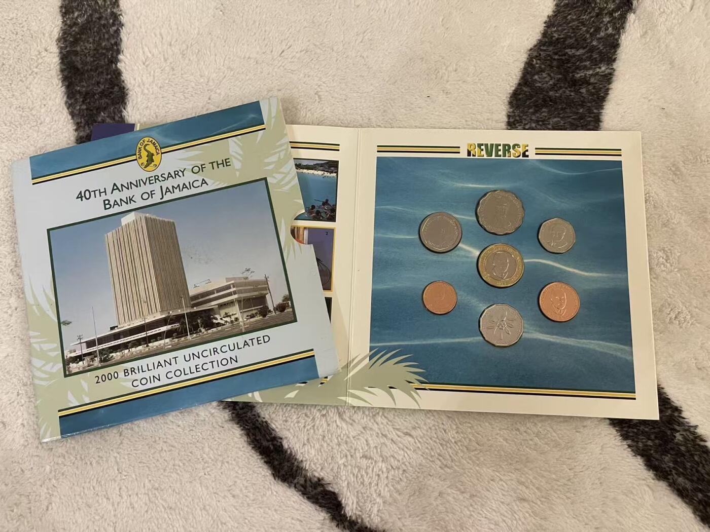 ❤️【币观天下】❤️ 第342期钱币秒杀拍卖场- 2026.2.4秒杀专场 长期征集拍品  牙买加2000年银行成立40周年官方套币 少见 