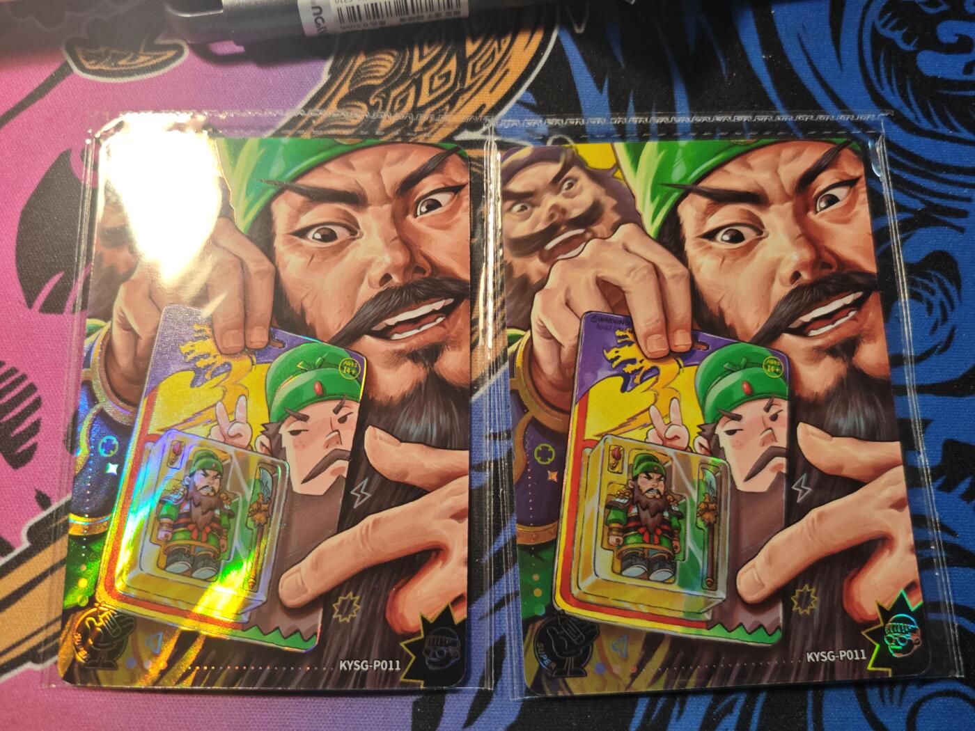 卡牌实验室开始第十三次实验 【PR】卡游三国 潮玩武圣×2