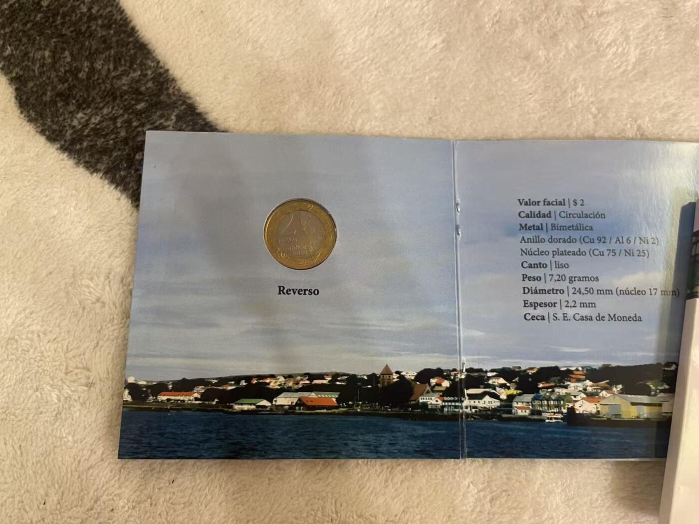 ❤️【币观天下】❤️ 第342期钱币秒杀拍卖场- 2026.2.4秒杀专场 长期征集拍品  阿根廷2012年收复马尔维纳斯 乔治亚 南桑威奇三岛双色纪念币套册