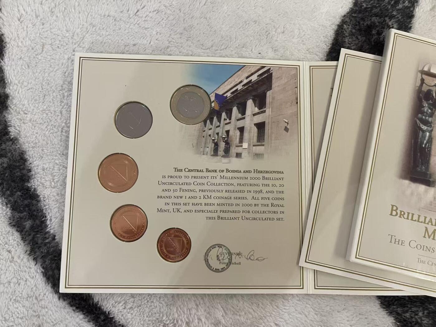 ❤️【币观天下】❤️ 第342期钱币秒杀拍卖场- 2026.2.4秒杀专场 长期征集拍品  波黑2000年千禧年官方套币 