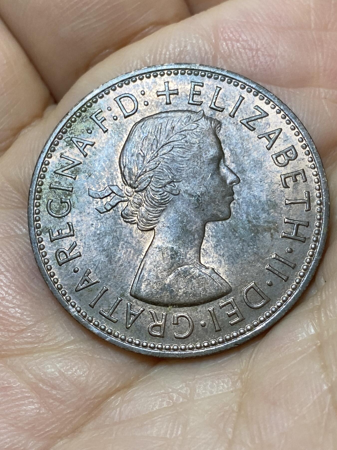 2026年第十八场(总第一百八十七场）外国好品散币场(免佣金) 英国🇬🇧1967年1便士(伊丽莎白二世青年桂冠第二版，普制币关门年)