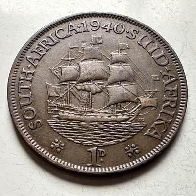 🌹外币初藏🌹🐯2026年第15场  每周二四六晚8️⃣点 接代拍 - 英属南非1940年一便士