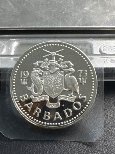 ❤️【币观天下】❤️ 第342期钱币秒杀拍卖场- 2026.2.4秒杀专场 长期征集拍品  - 1973 巴巴多斯独立 5元大银币【精制】银币