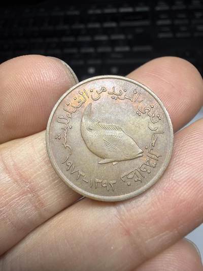 2025年集古藏今外币拍卖第二期-第3场—（总第303拍），可以寄存60天，满160元包邮。 - 1973年阿联酋5费尔