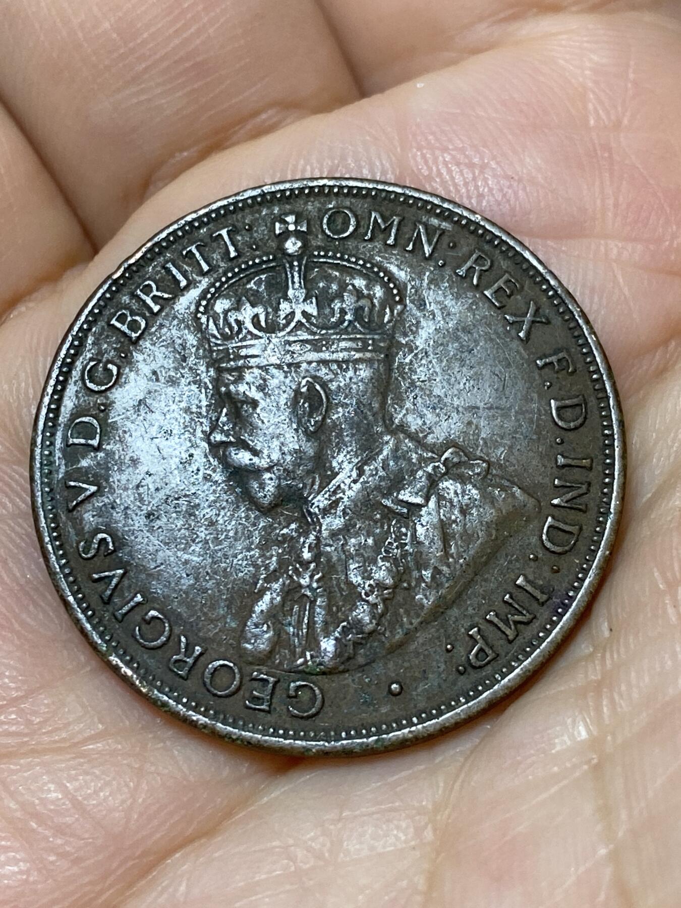 2026年第十八场(总第一百八十七场）外国好品散币场(免佣金) 澳大利亚🇦🇺1917年1便士(乔治五世时期，I标c版加尔各答造)