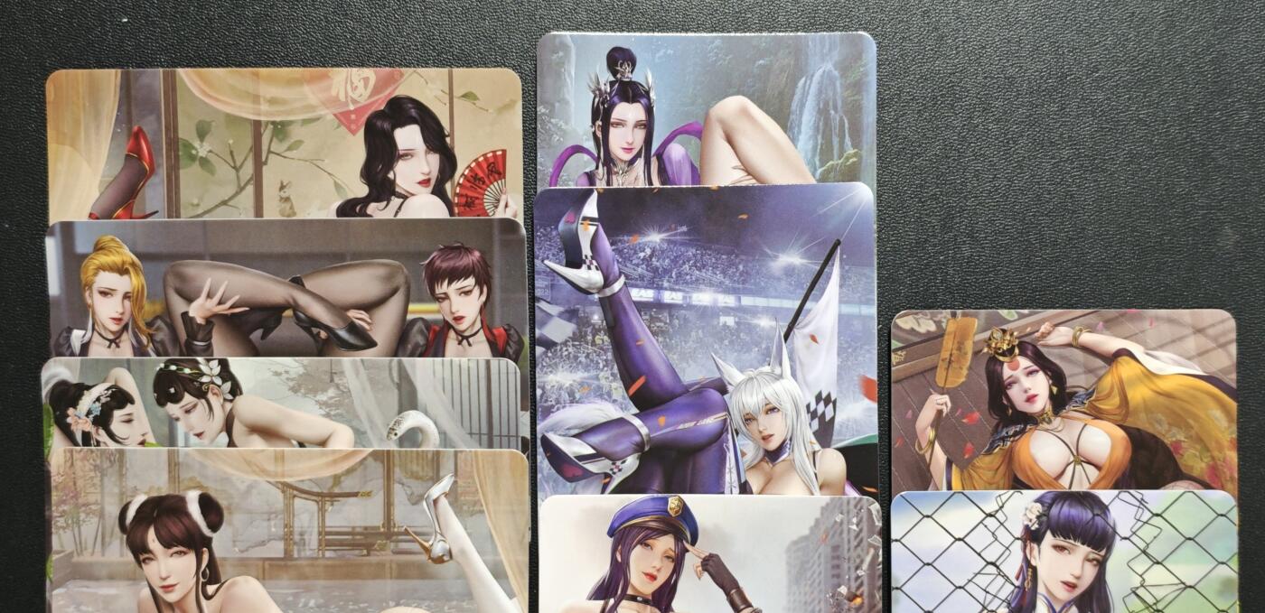 天玑星卡拍第168期《2.3周二截拍艺气风发》持续收拍收评中 满赠卡需备注 动漫美女 钻闪 九张自制卡