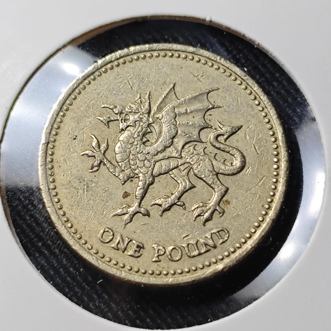 KK钱币收藏小铺  第391期  2月预留时间 周末发货  2000英国1镑 龙!