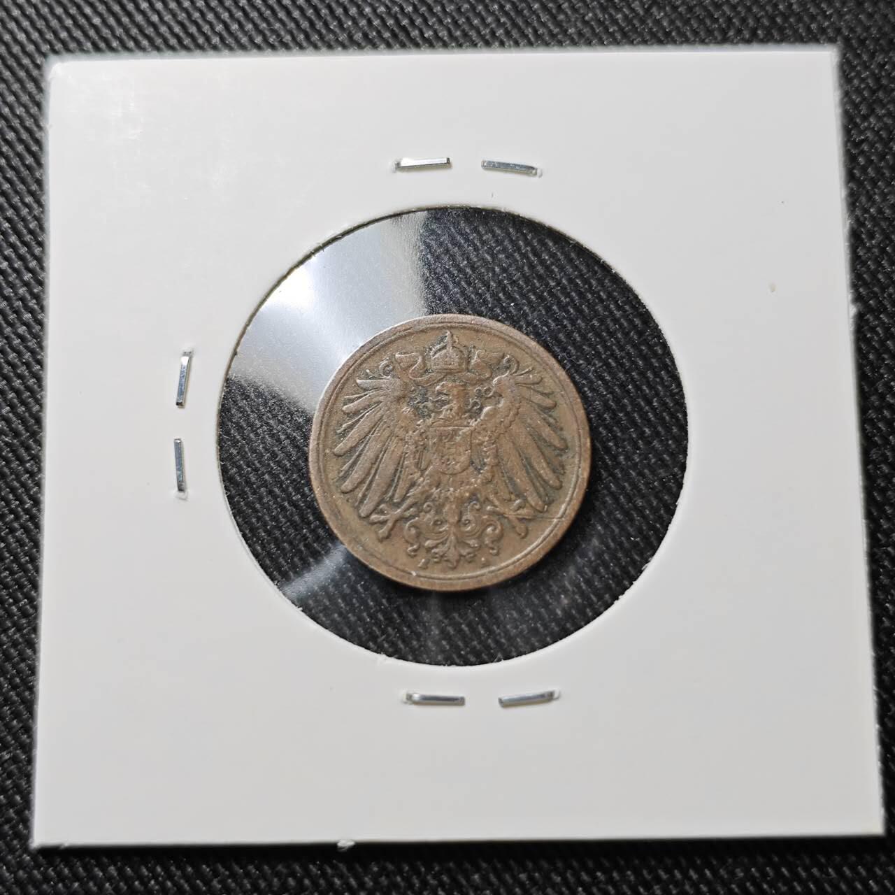 KK钱币收藏小铺  第392期  2月预留时间 周末发货  德国1芬尼