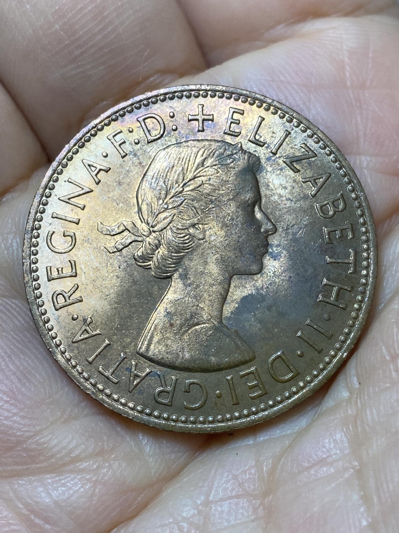 2026年第十八场(总第一百八十七场）外国好品散币场(免佣金) 英国🇬🇧1967年1便士(伊丽莎白二世青年桂冠第二版，普制币关门年)