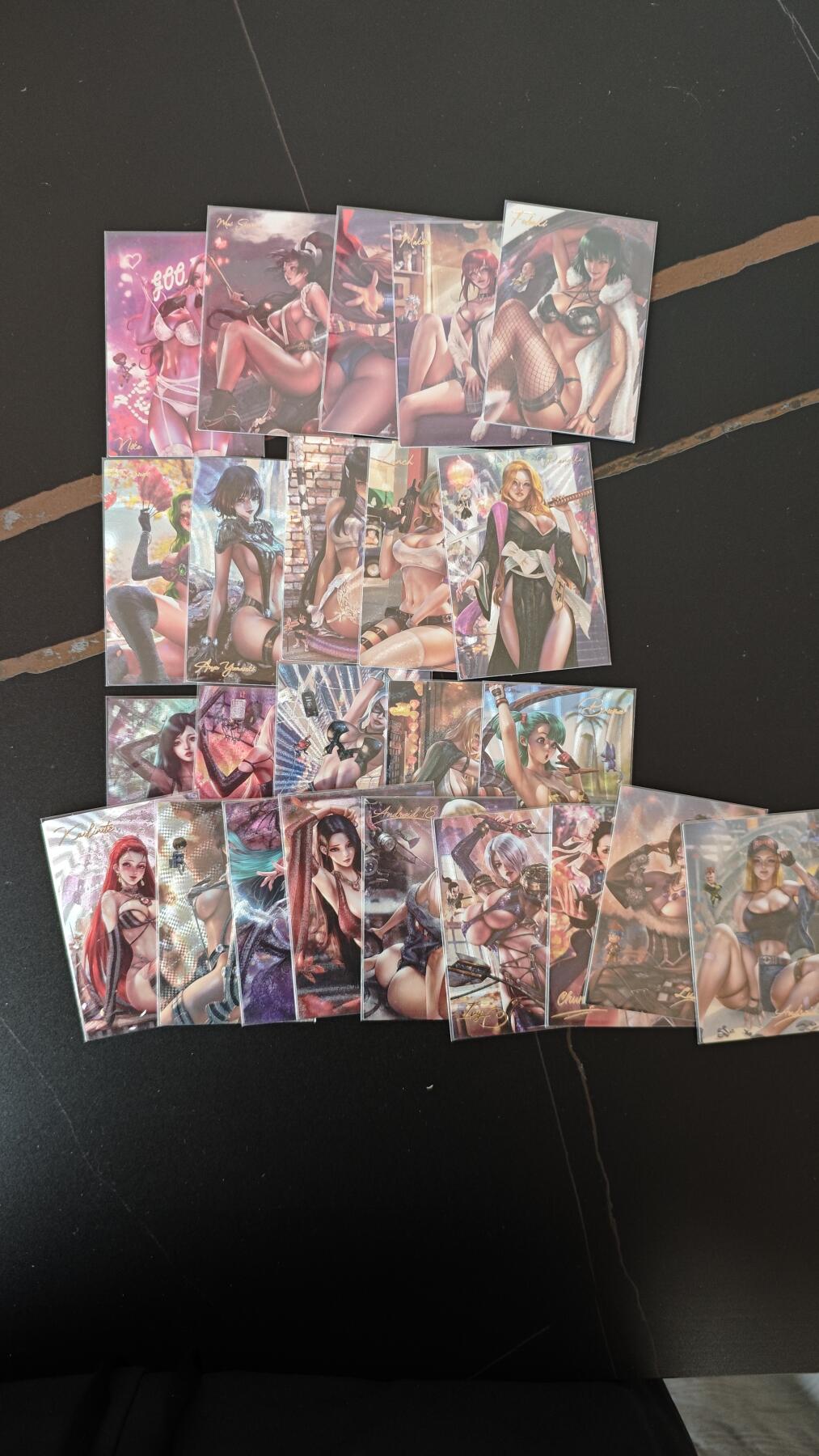 玉楼春卡牌第二期（送拍零佣金，持续收拍） 藏无缺 小人同人1-12期 共24张