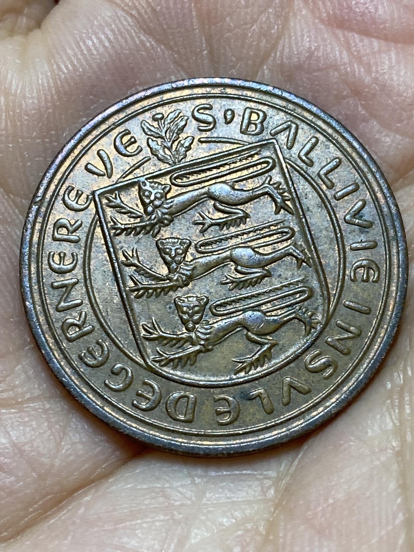 2026年第十八场(总第一百八十七场）外国好品散币场(免佣金) 英属根西岛🇬🇬1971年2新便士(伊丽莎白二世时期，十进制第一套首发年)