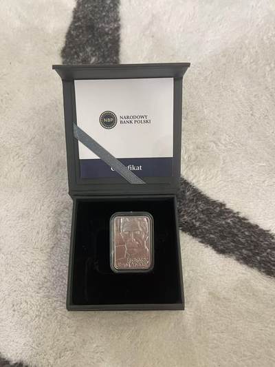 ❤️【币观天下】❤️ 第342期钱币秒杀拍卖场- 2026.2.4秒杀专场 长期征集拍品  - 波兰2021年波兰前总统-伊格纳齐达申斯基精制异形银币 波兰造币厂官方原包装 盒证全齐 面值10zl 