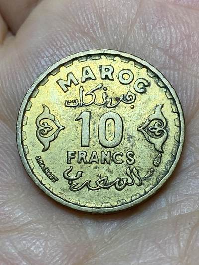 2026年第十八场(总第一百八十七场）外国好品散币场(免佣金) - 摩洛哥🇲🇦1952单年份10法郎(穆罕默德五世，法国保护国时期)