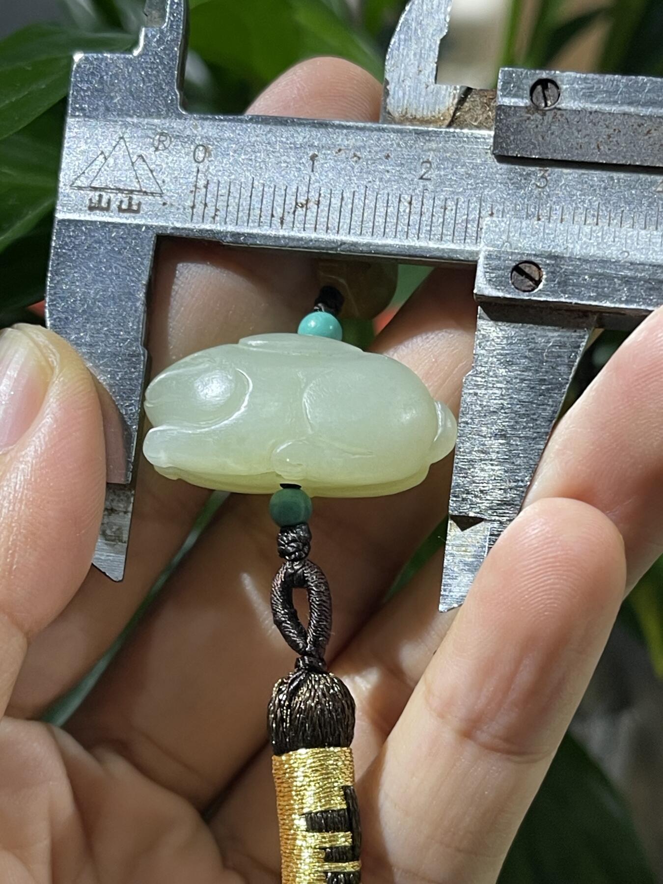 和田玉籽料手工挂饰 和田玉兔子挂饰