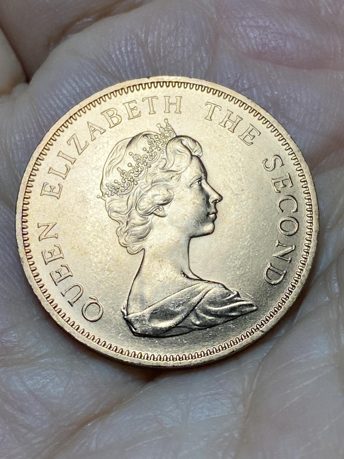 2026年第十八场(总第一百八十七场）外国好品散币场(免佣金) 原光好品–泽西岛🇯🇪1971年2新便士(伊丽莎白二世中年花冠，十进制第一套，首发年)