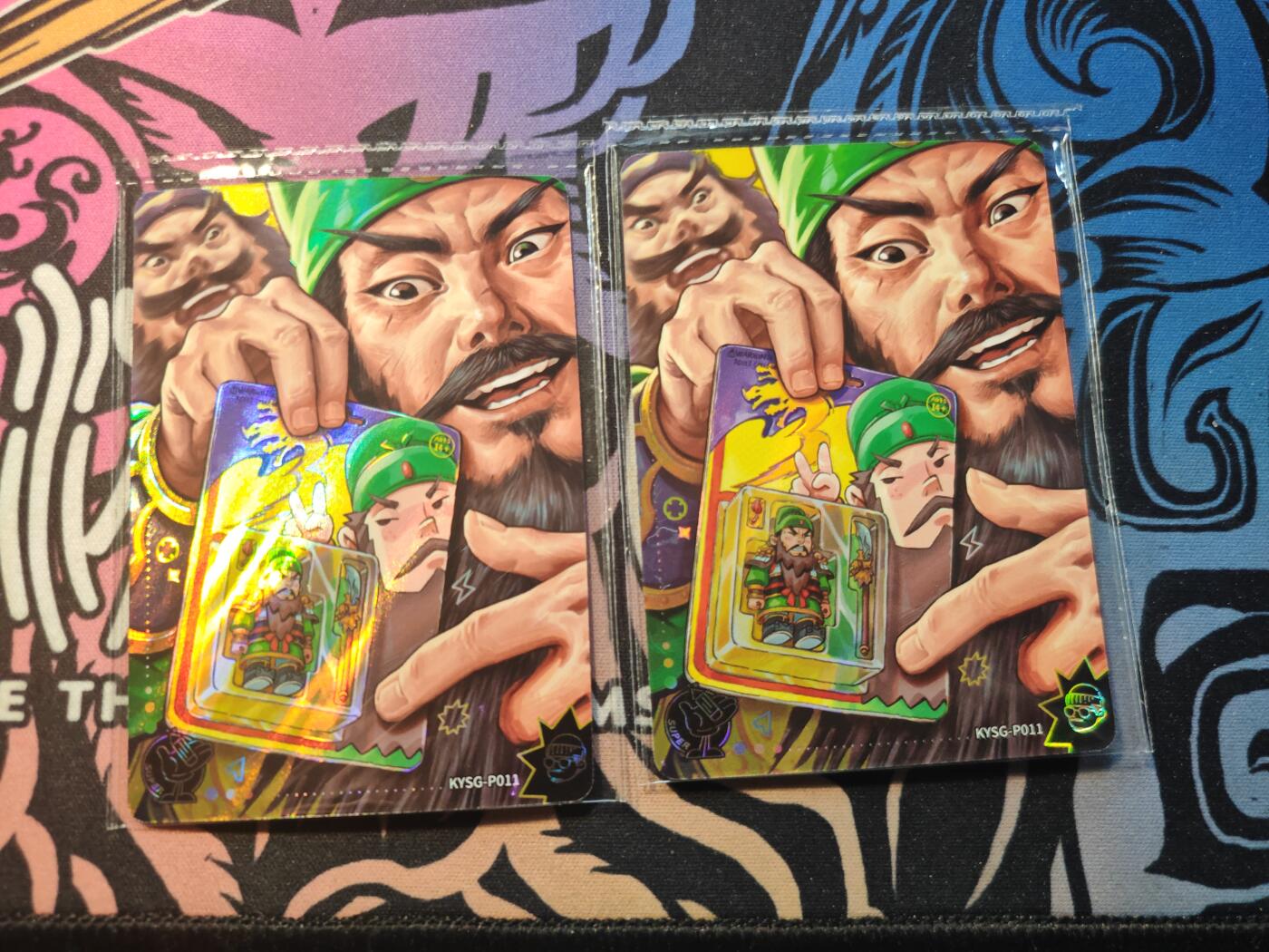 卡牌实验室开始第十三次实验 【PR】卡游三国 潮玩武圣×2