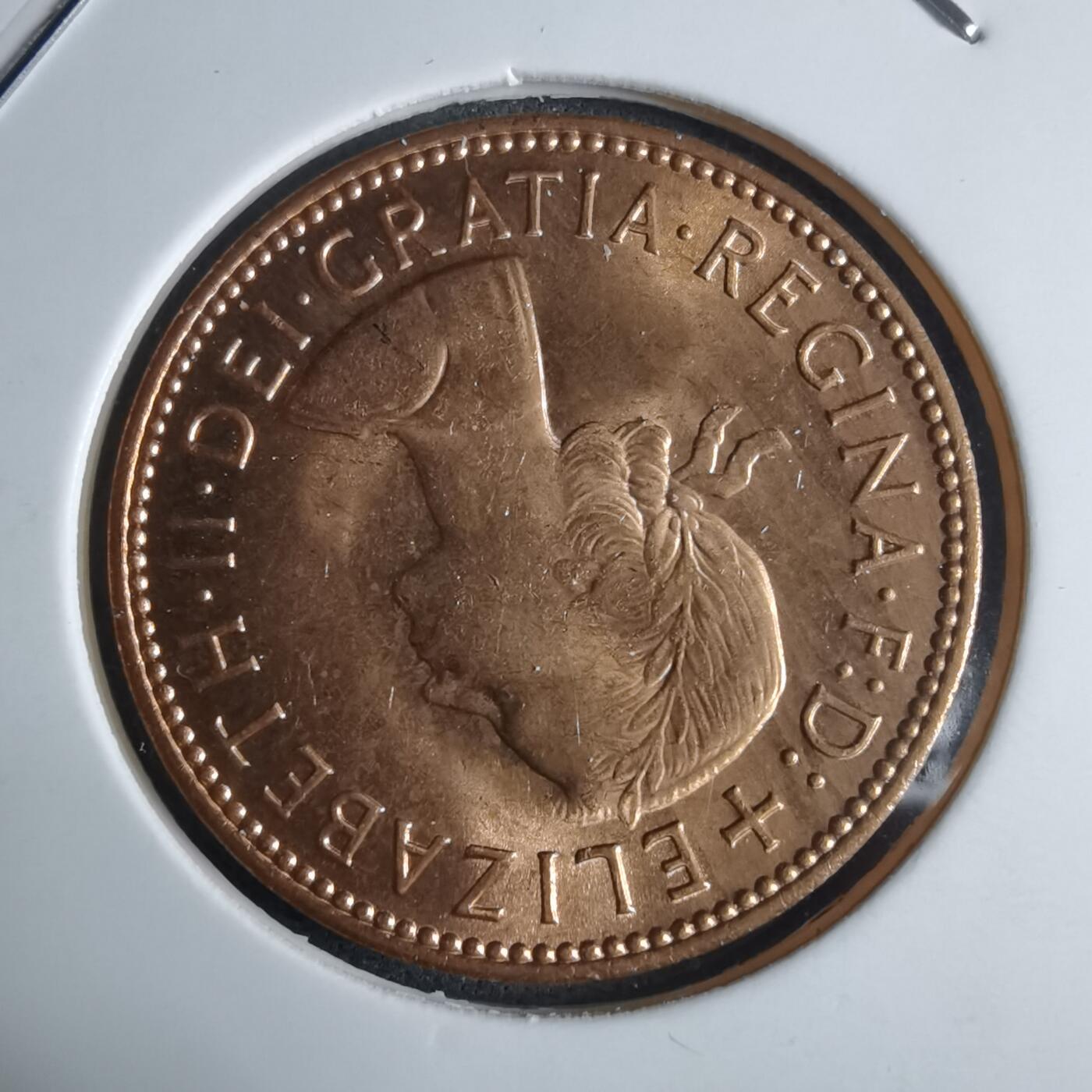 沼泽如烟--第983场 英国1967年半便士