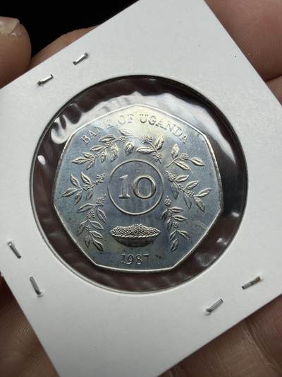 2025年集古藏今外币拍卖第二期-第3场—（总第303拍），可以寄存60天，满160元包邮。 - 1987年乌干达10先令