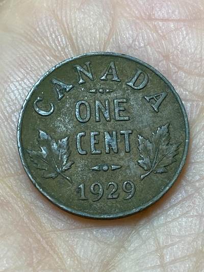 2026年第十八场(总第一百八十七场）外国好品散币场(免佣金) - 加拿大🇨🇦1929年1分(乔治五世第三版)