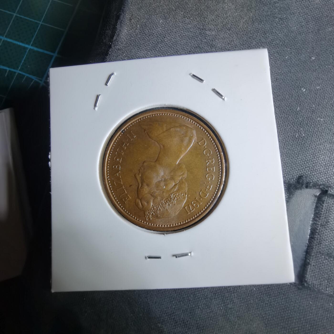 沼泽如烟--第983场 英国1971年2便士