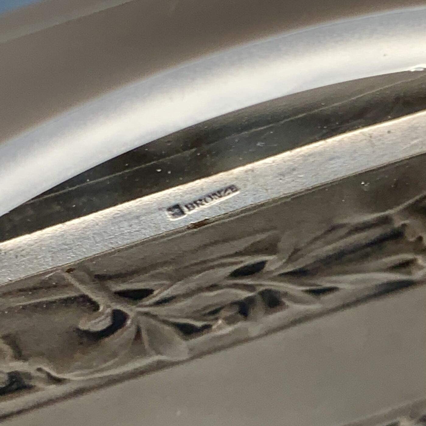 掌中浮雕-藏着的欧洲第052场 法国镀银铜章，45*59mm