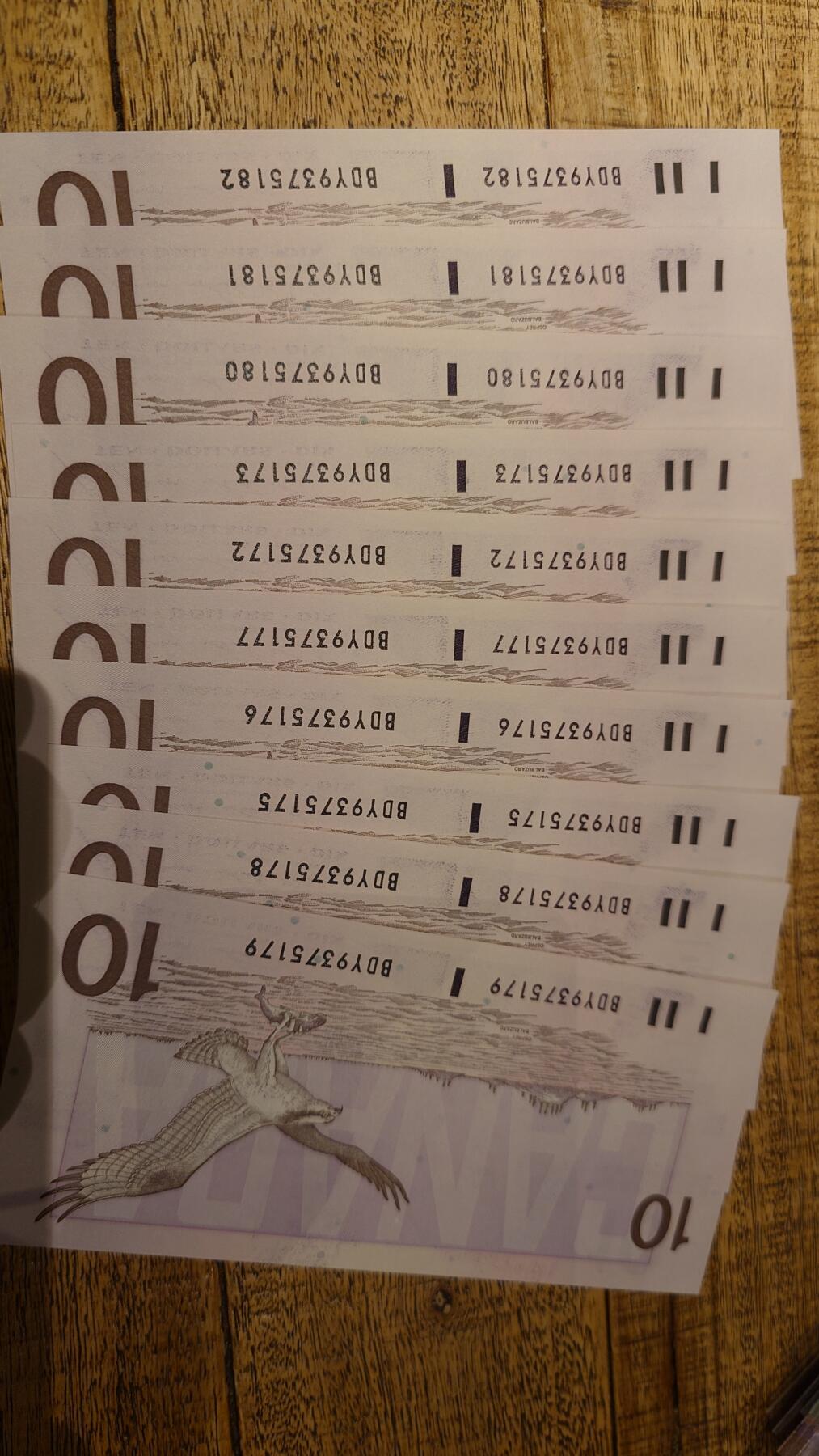 【新年十一拍】世界钱币～微拍第232期暨2026年第11期  多款低端纸币10张为一件成本价起拍