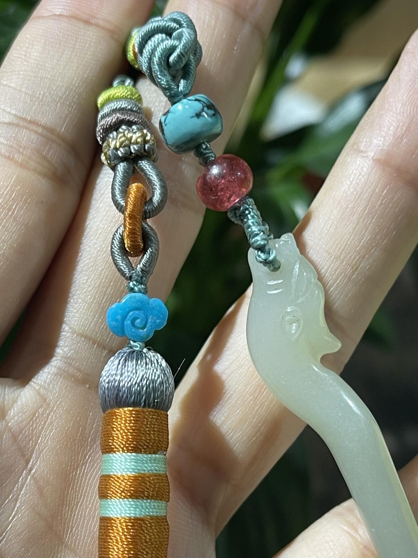 和田玉籽料手工挂饰